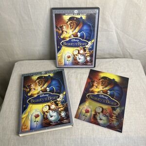 Beauty and the Beast Diamond Edition: DVD, Blu Ray, Blu Ray Bonus & 3D Card